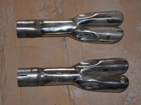 Kipufogóvég(duplacsövű)